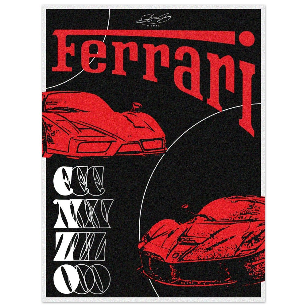 Ferrari Enzo - Heritage Poster