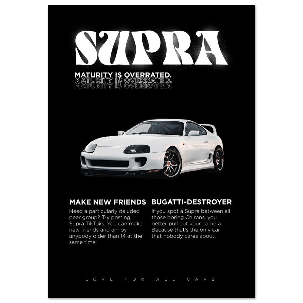 Toyota Supra - JDM Poster