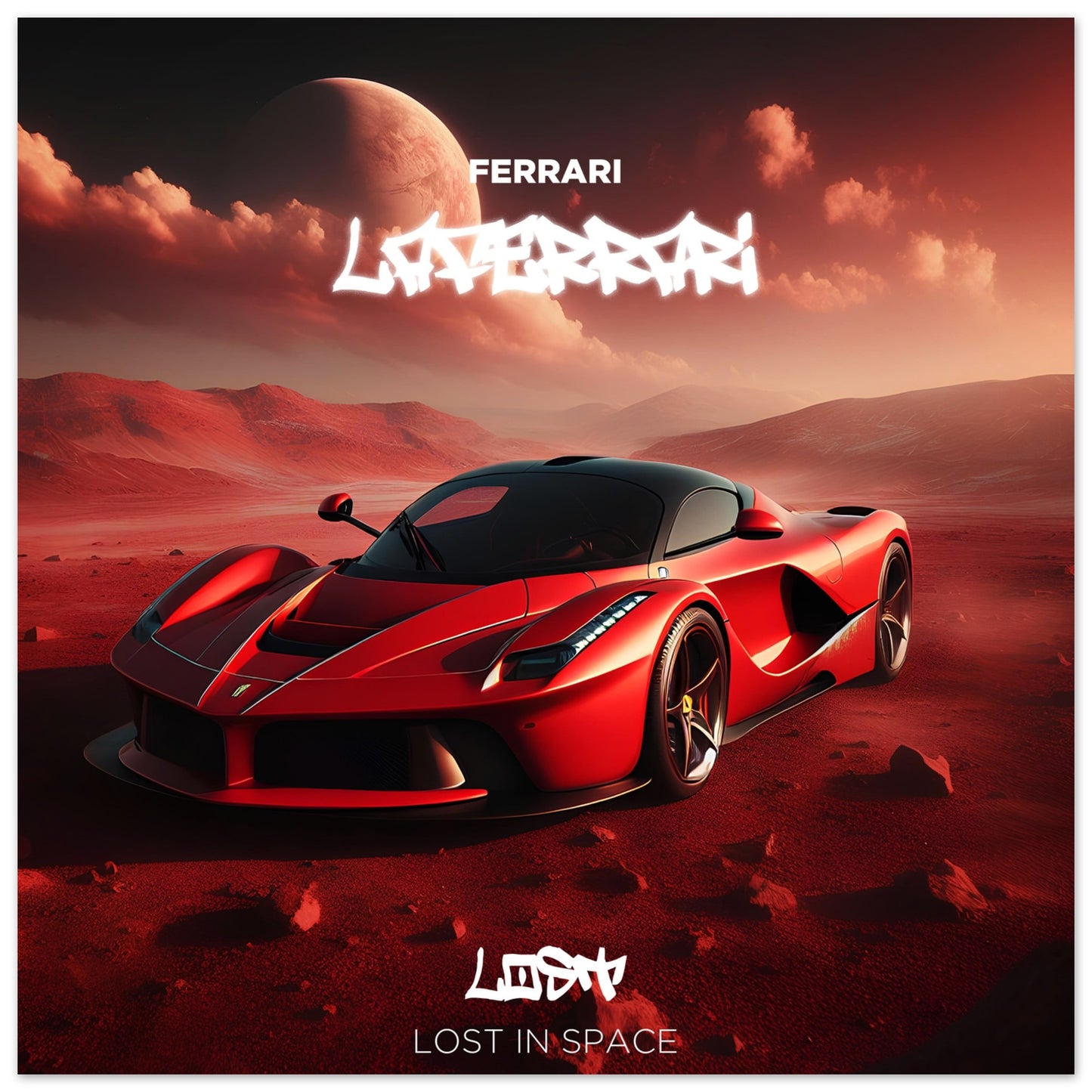 Ferrari LaFerrari - LOST IN SPACE Poster