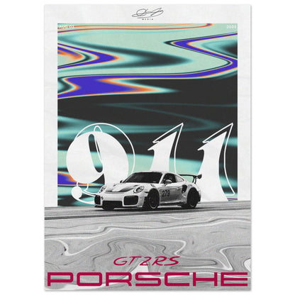 911 GT2 RS - Race Poster