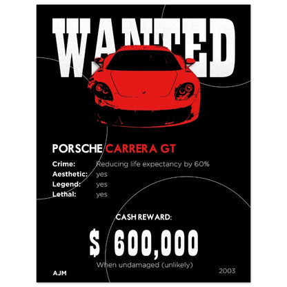 Carrera GT - Supercar Poster