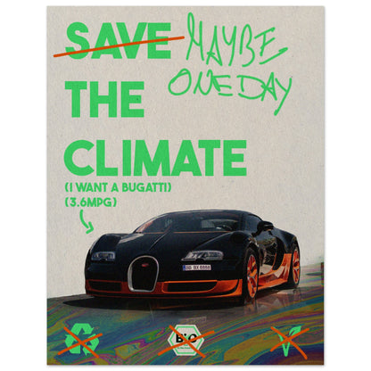 Bugatti Veyron - Hypercar Poster