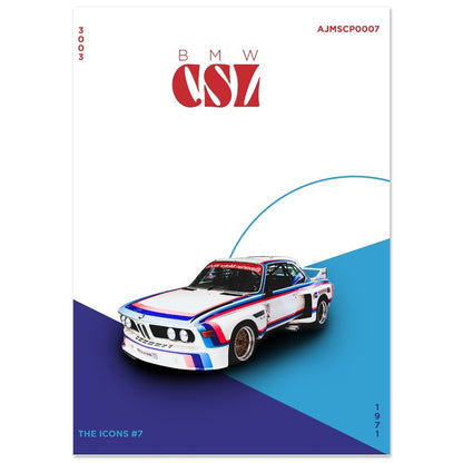 BMW CSL - Heritage Poster