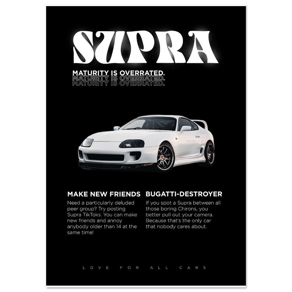 Toyota Supra - JDM Poster
