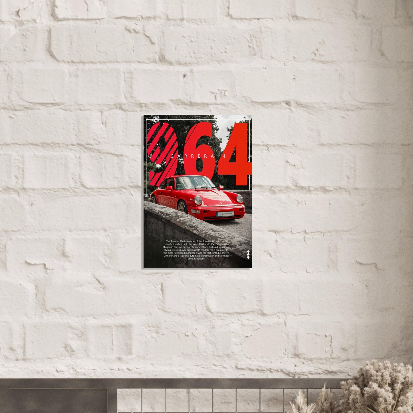 Porsche 964 - Heritage Poster