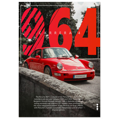Porsche 964 - Heritage Poster