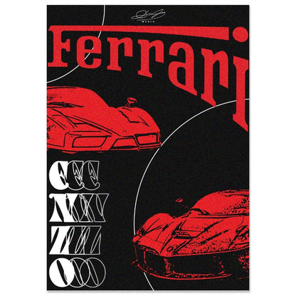 Ferrari Enzo - Heritage Poster