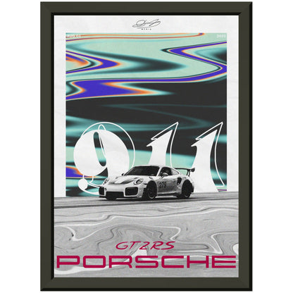 911 GT2 RS - Race Poster